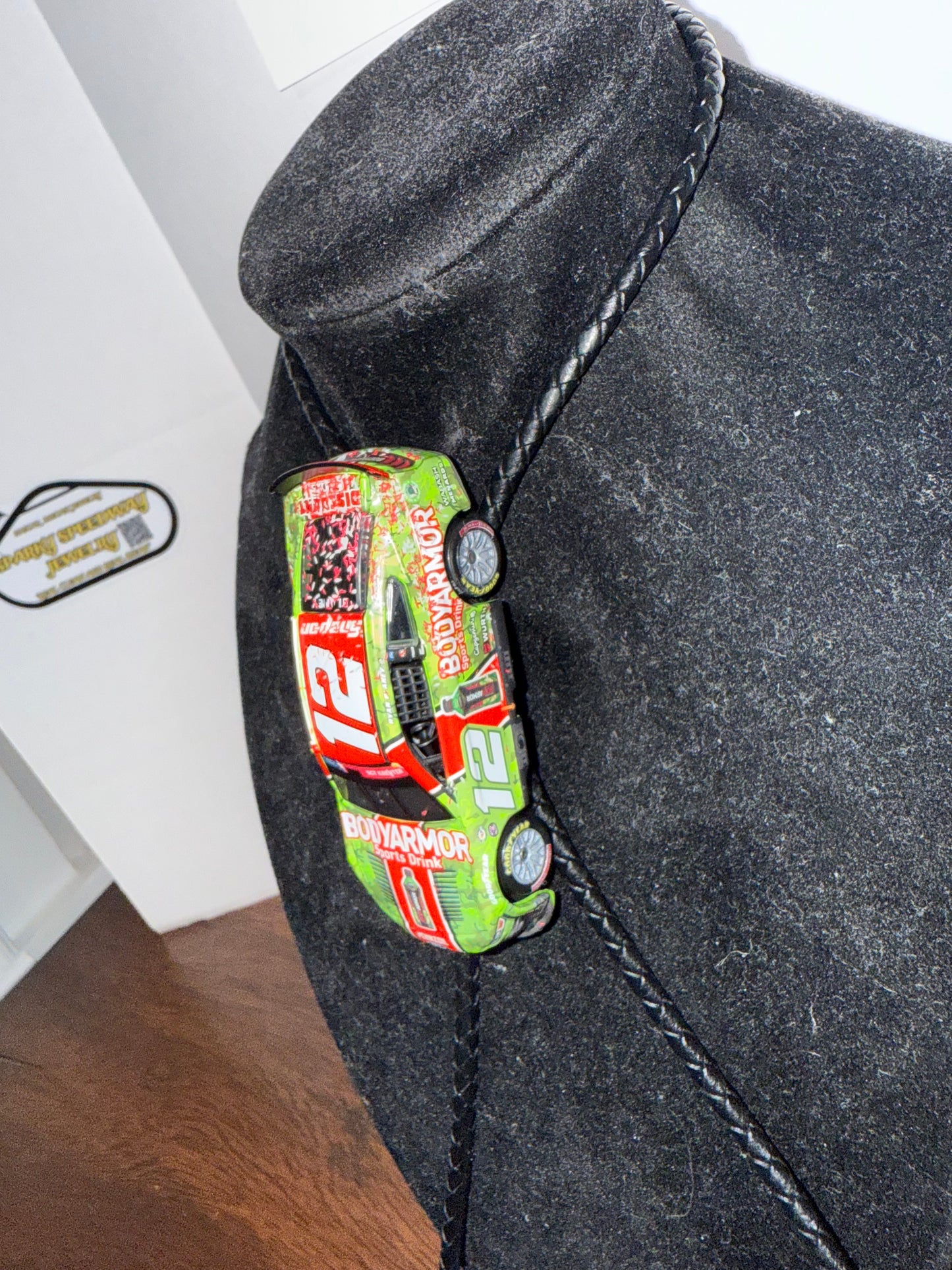 Nascar Bolo Tie - Ryan Blaney #12 Body Armor (2023 Coke 600 Win)