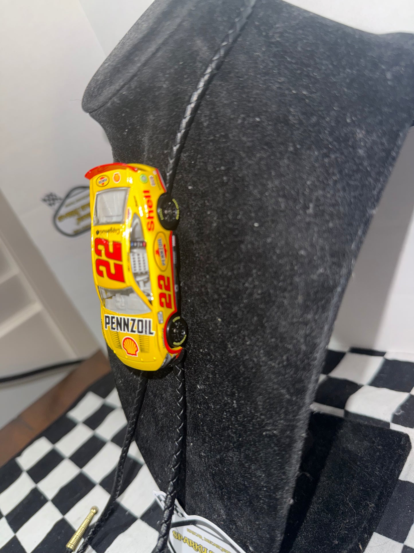 Nascar Bolo Tie - Joey Logano #22 Shell/Pennzoil