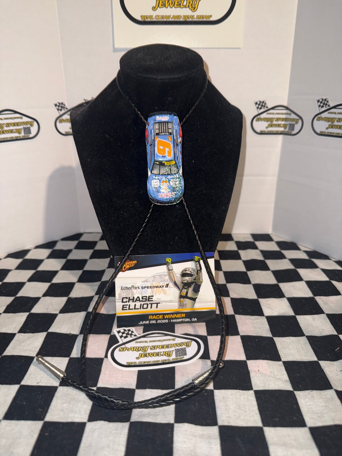 Nascar Bolo Tie -Chase Elliott #9 Napa (2025 Echo Park Win)