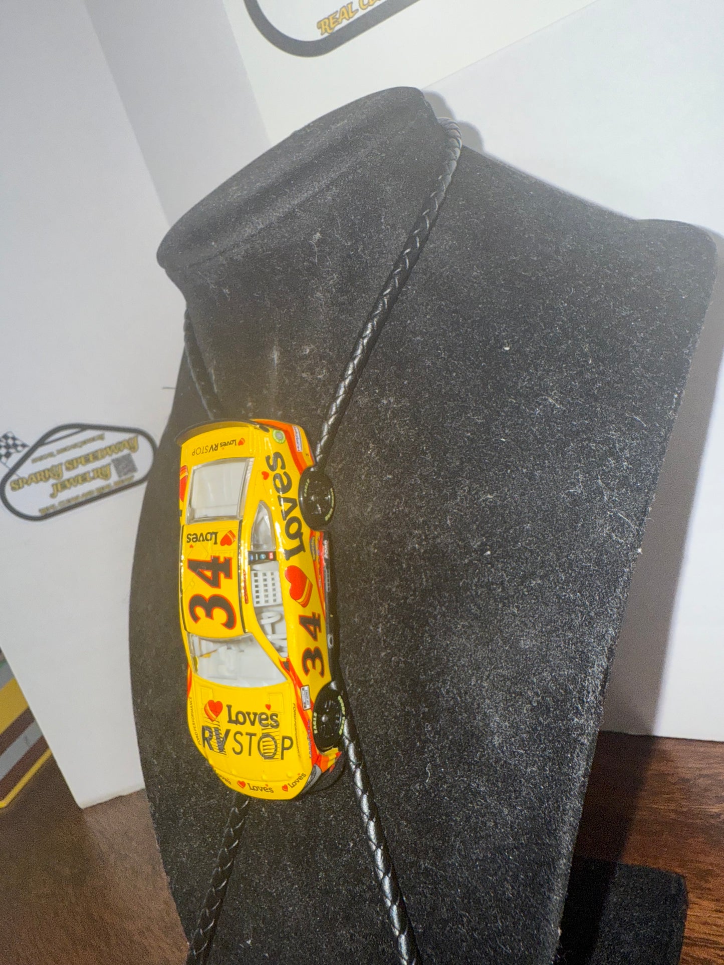 Nascar Bolo Tie - Michael Mcdowell #34 Love’s