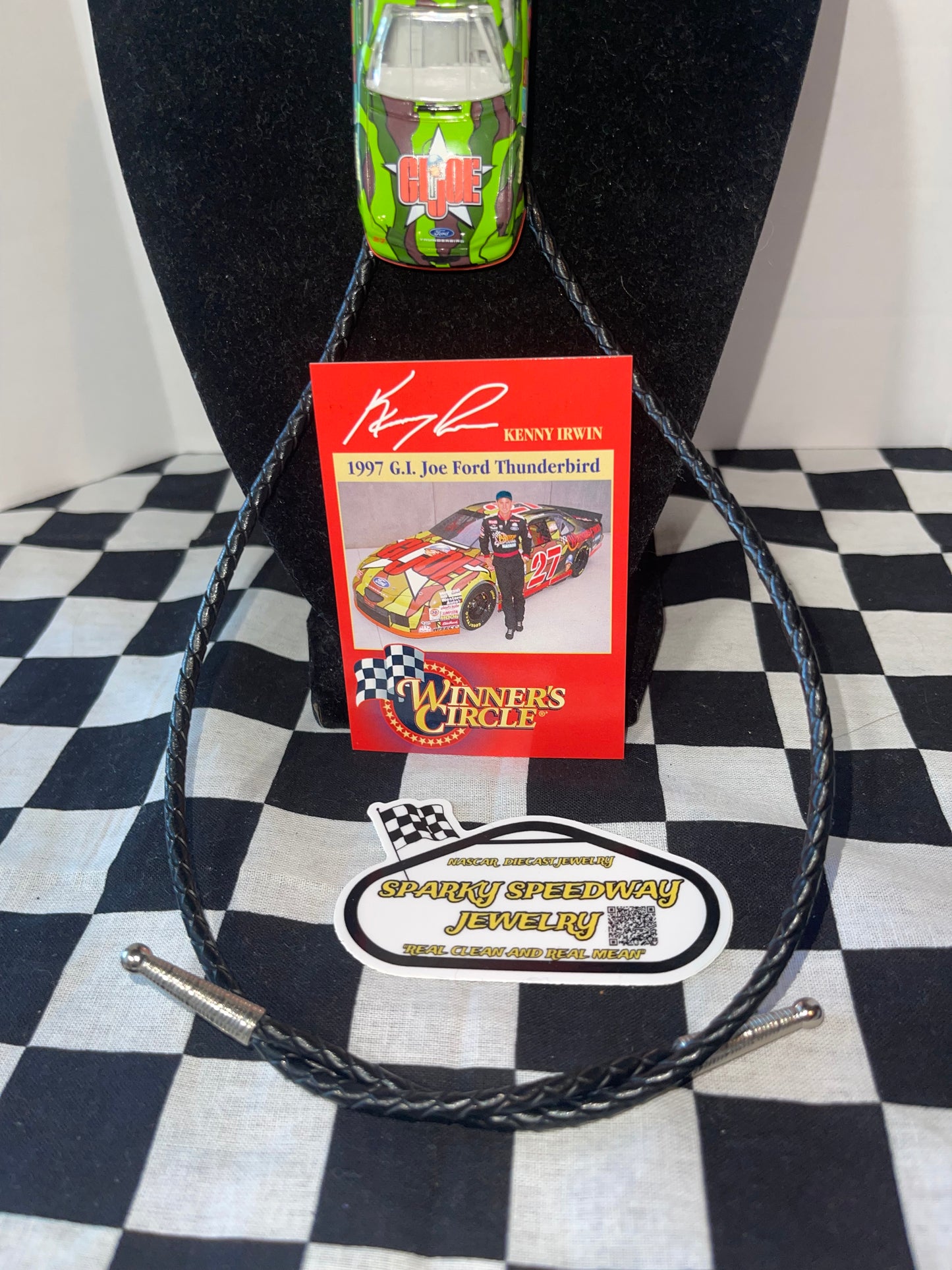 Nascar Bolo Tie - Kenny Irwin #27 G.I. JOE