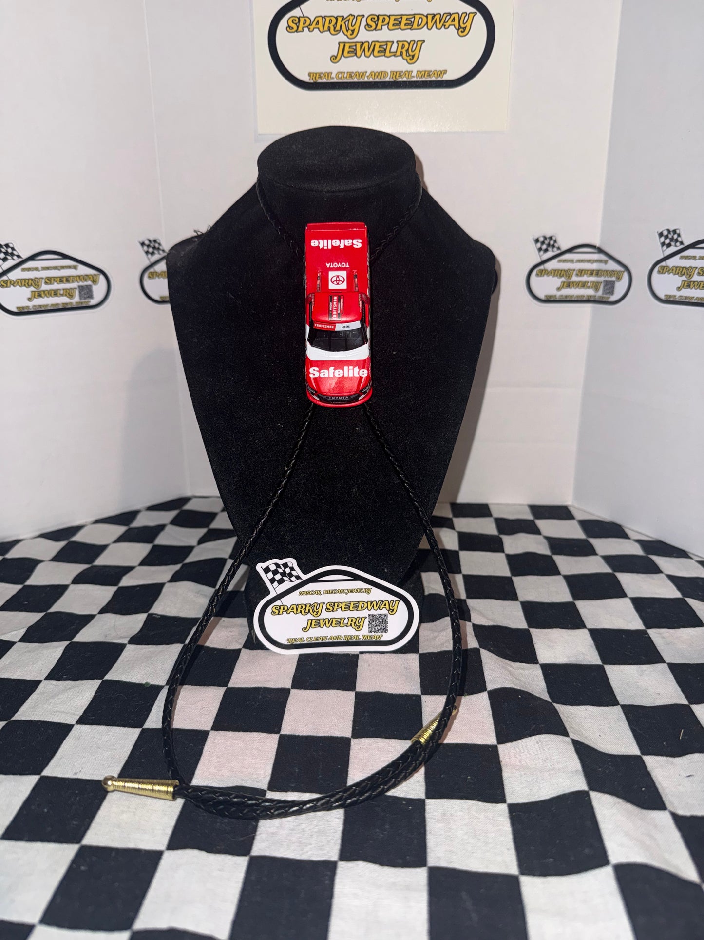 Nascar Bolo Tie - Corey Heim #11 Safelite 2022 Truck Series Champion.