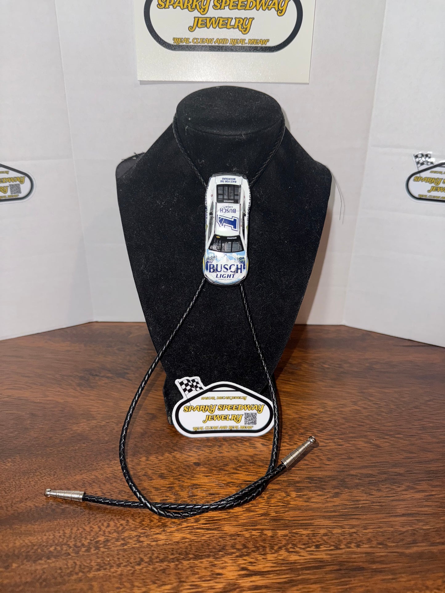 Nascar Bolo Tie - Ross Chastain #1 Busch Light Fishing