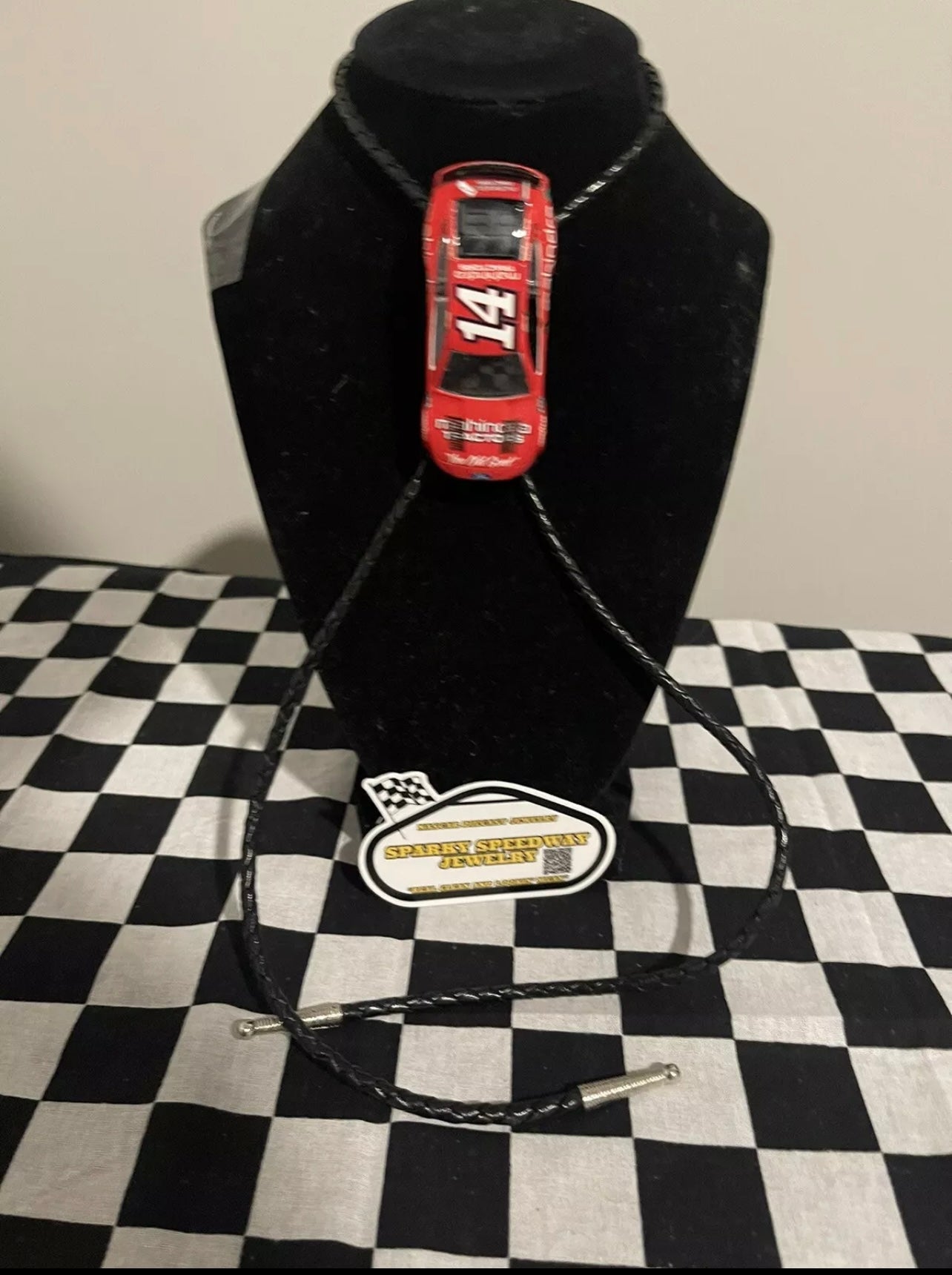 Nascar Bolo Tie - Chase Briscoe #14 Mahindra Tractors