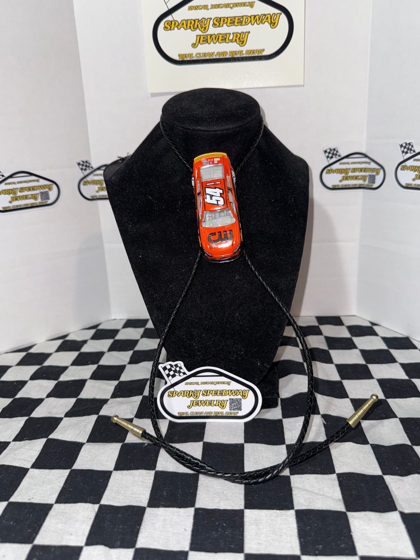 Nascar Bolo Tie - Ty Gibbs #54 CW Sports