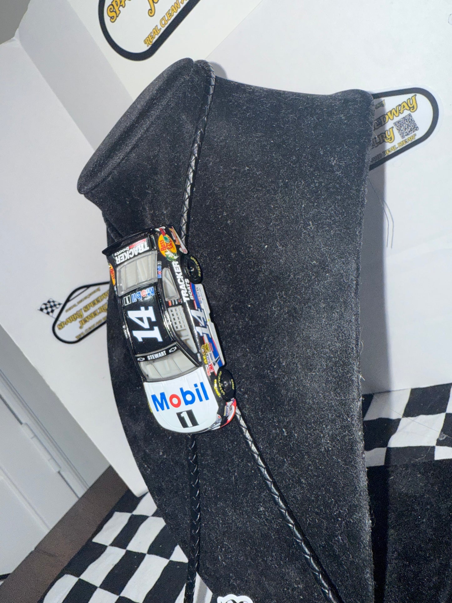 Nascar Bolo Tie - Tony Stewart #14 Mobil 1/Bass Pro