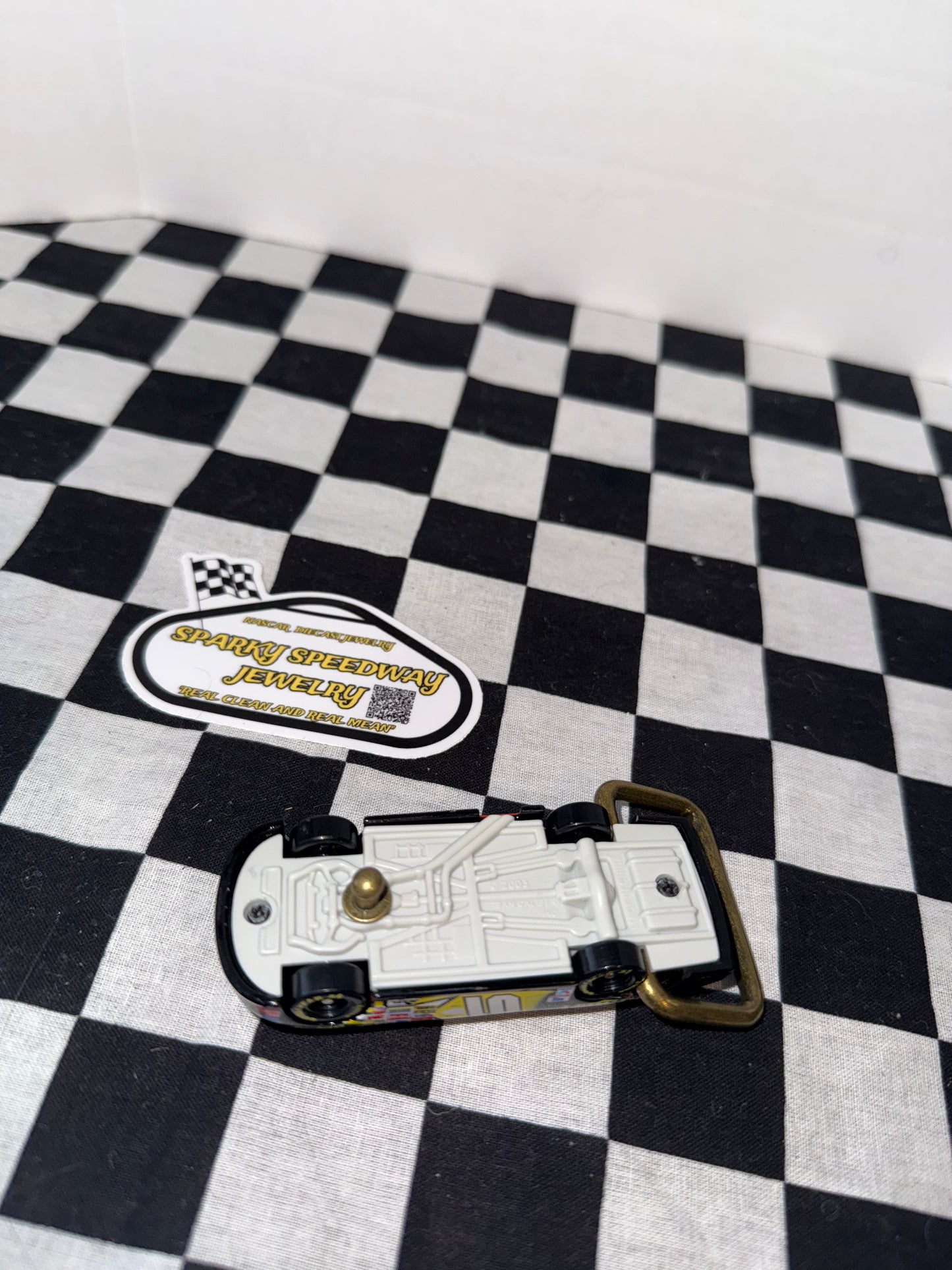 Nascar Belt Buckle - Jeremy Nadeau #01 U.S. Army