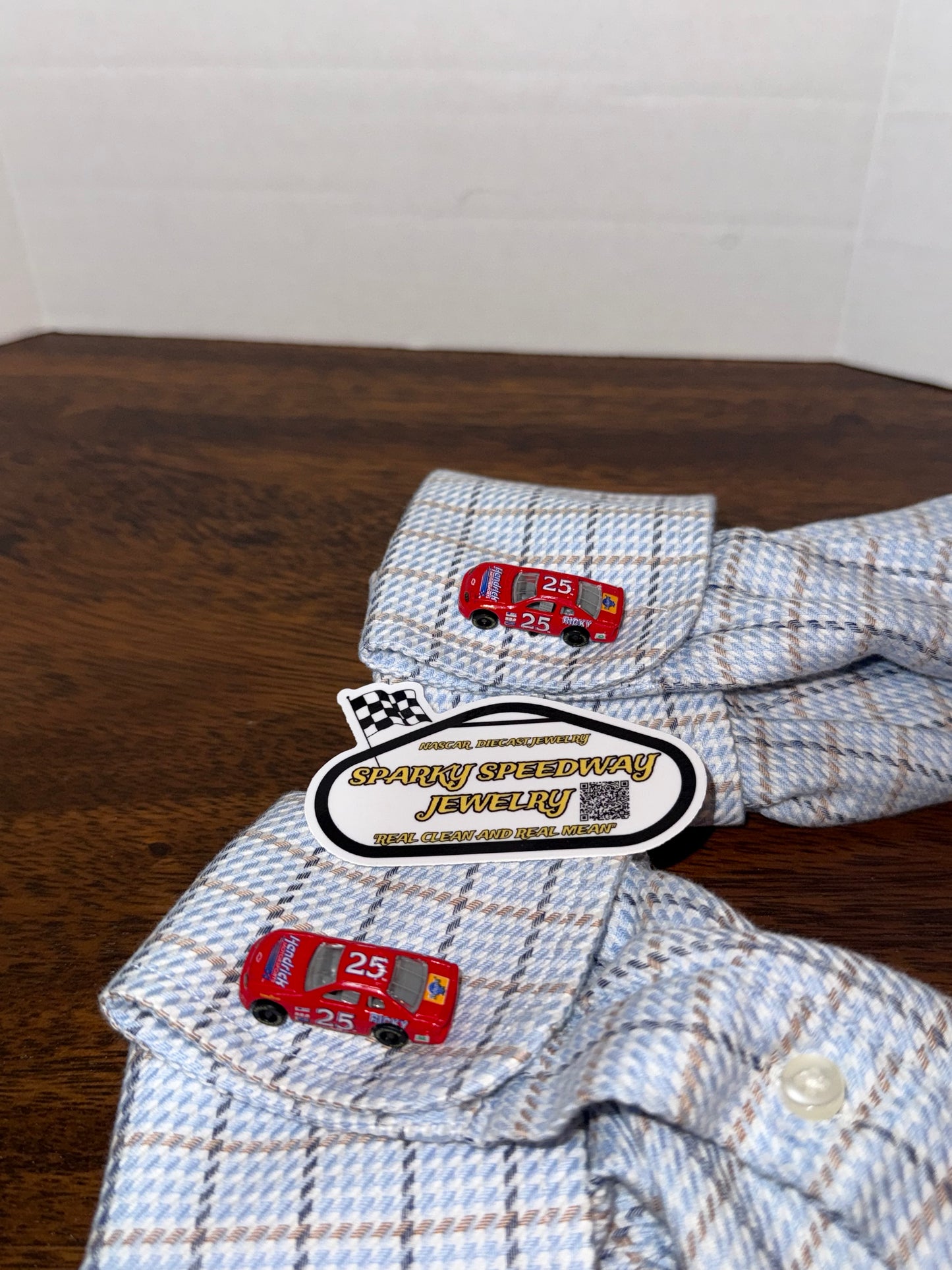 Nascar Cufflinks - Ricky Craven #25 Hendrick Motorsports