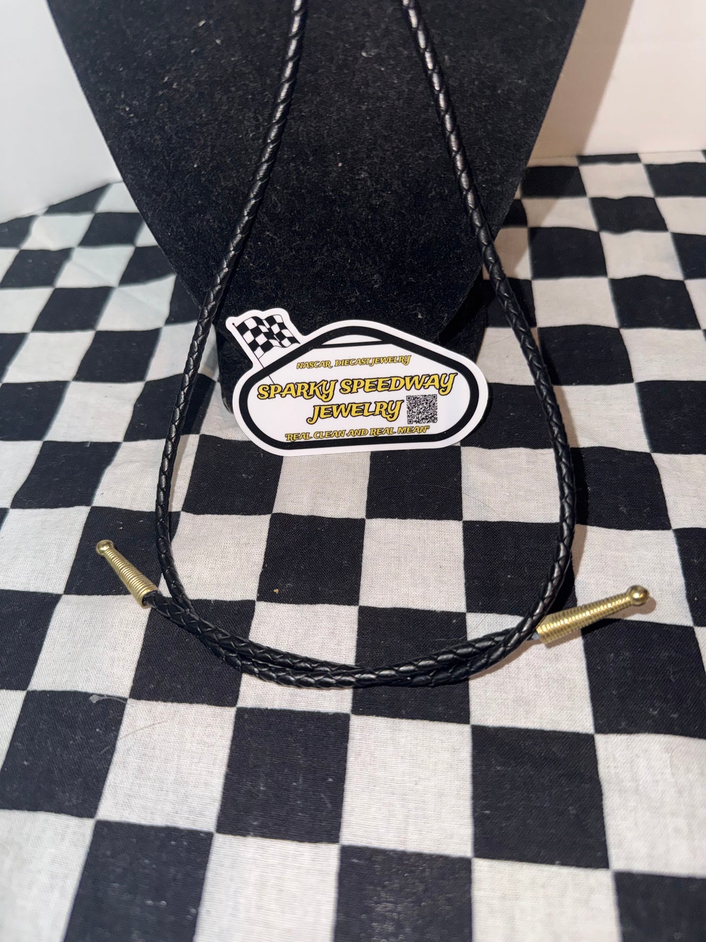 Nascar Bolo Tie - Jeff Gordon #24 Dupont (Flames)