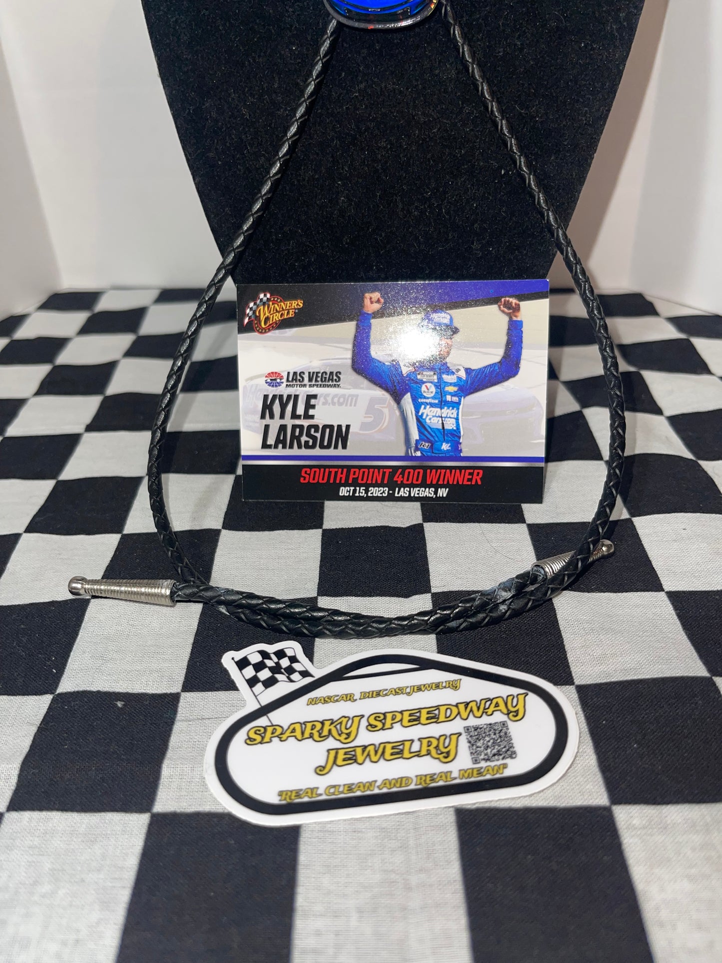 Nascar Bolo Tie - Kyle Larson #5 HendrickCars.Com (2023 Las Vegas Win)