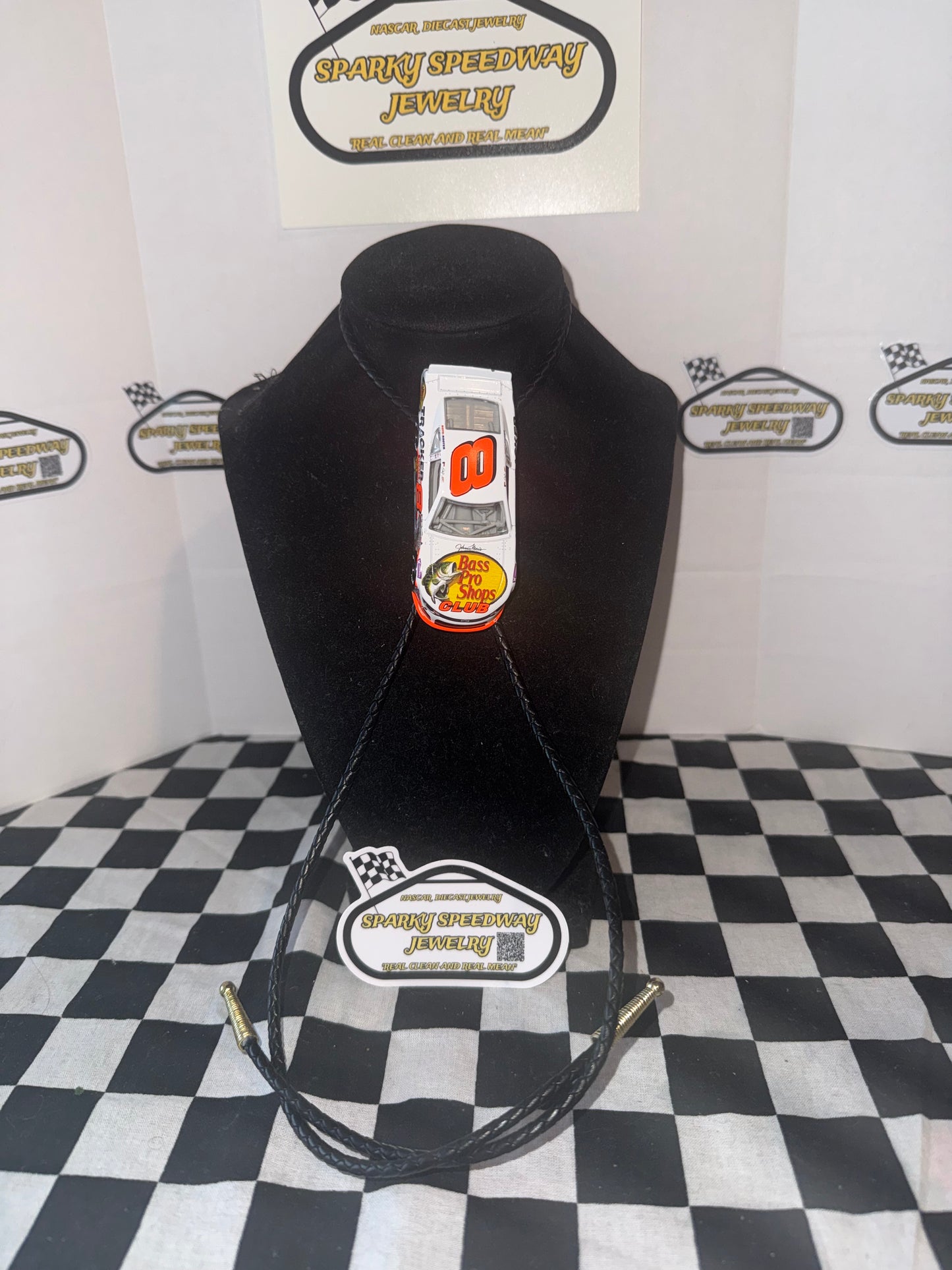 Nascar Bolo Tie - Dale Earnhardt Jr. #8 Bass Pro (Late Model)