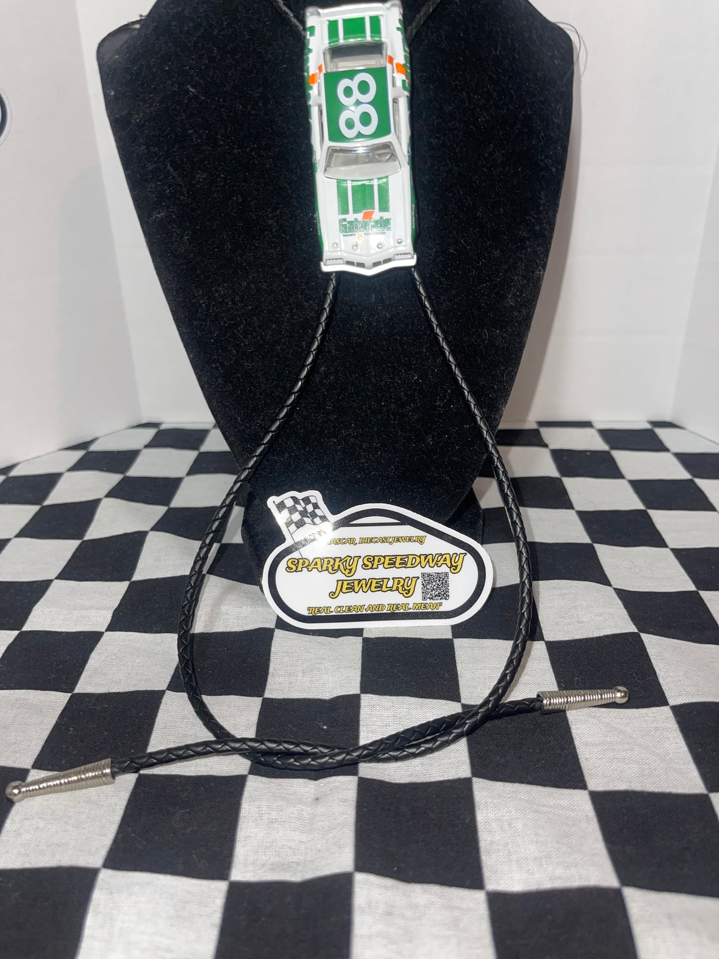 Nascar Bolo Tie - Darrel Waltrip #88 Gatorade