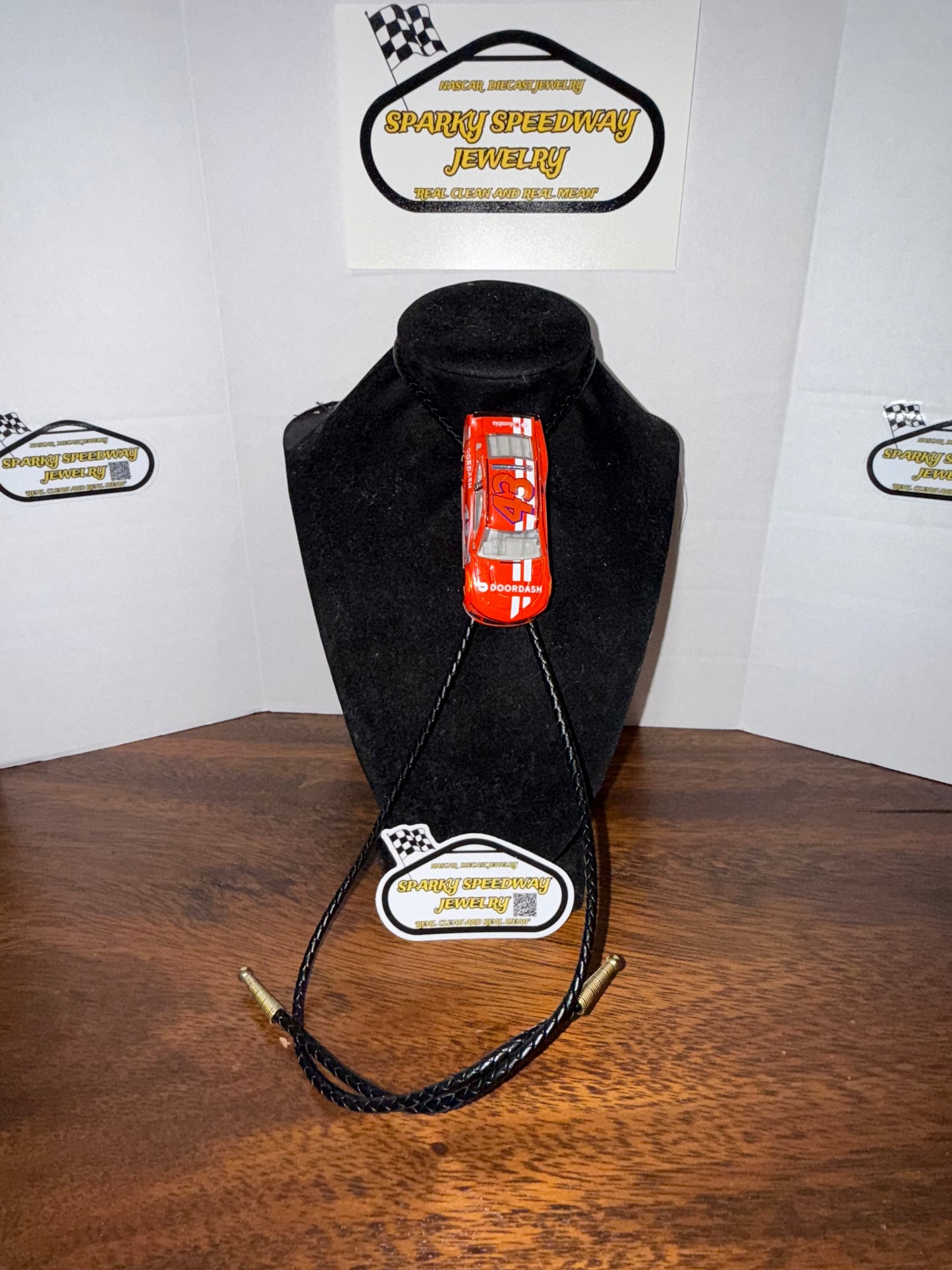 Nascar Bolo Tie - Bubba Wallace #43 DoorDash