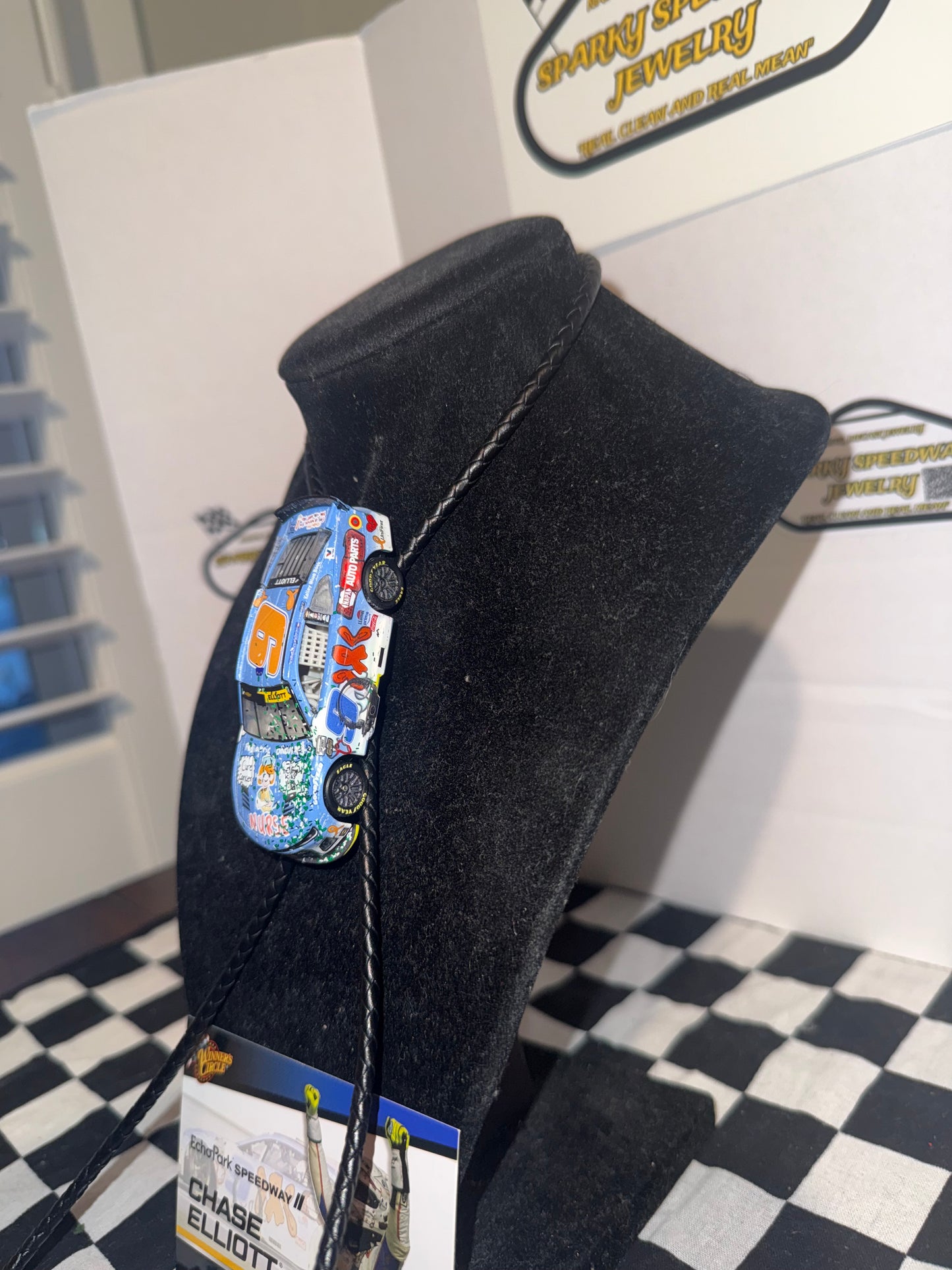 Nascar Bolo Tie -Chase Elliott #9 Napa (2025 Echo Park Win)