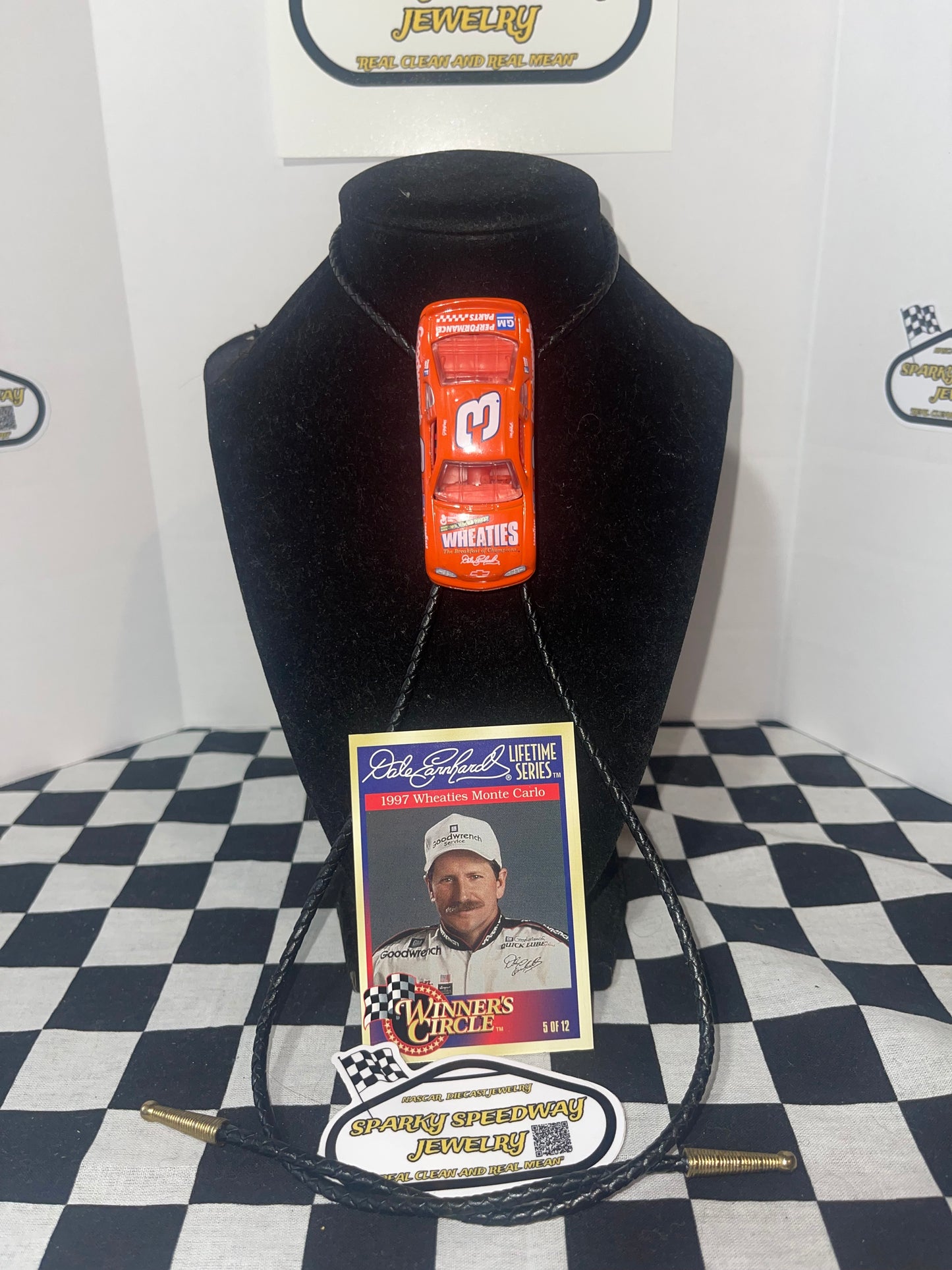 Nascar Bolo Tie - Dale Earnhardt #3 Wheaties