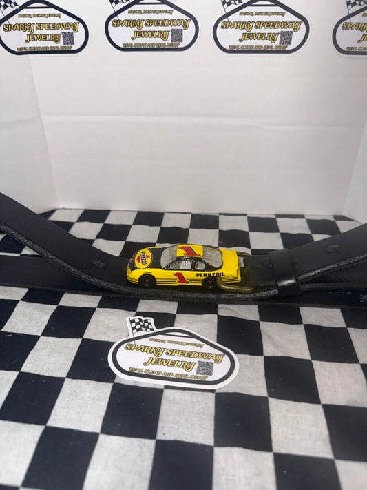Nascar Diecast Belt Buckle - Steve Park #1 Pennzoil
