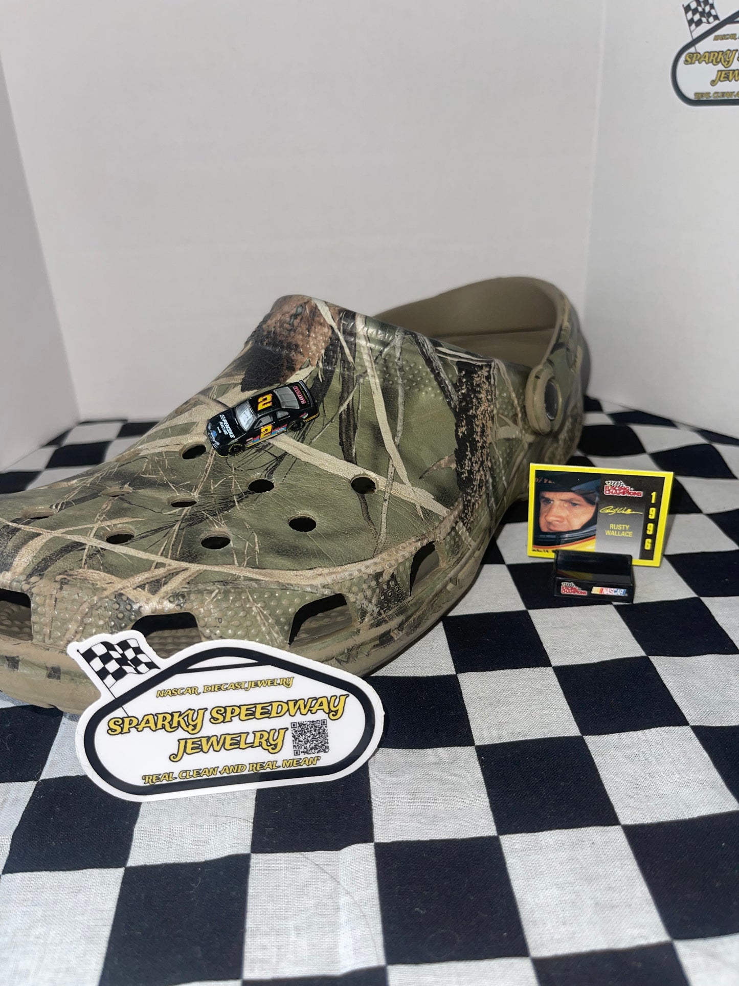 Nascar Croc Charm - Rusty Wallace #2 (1:144)