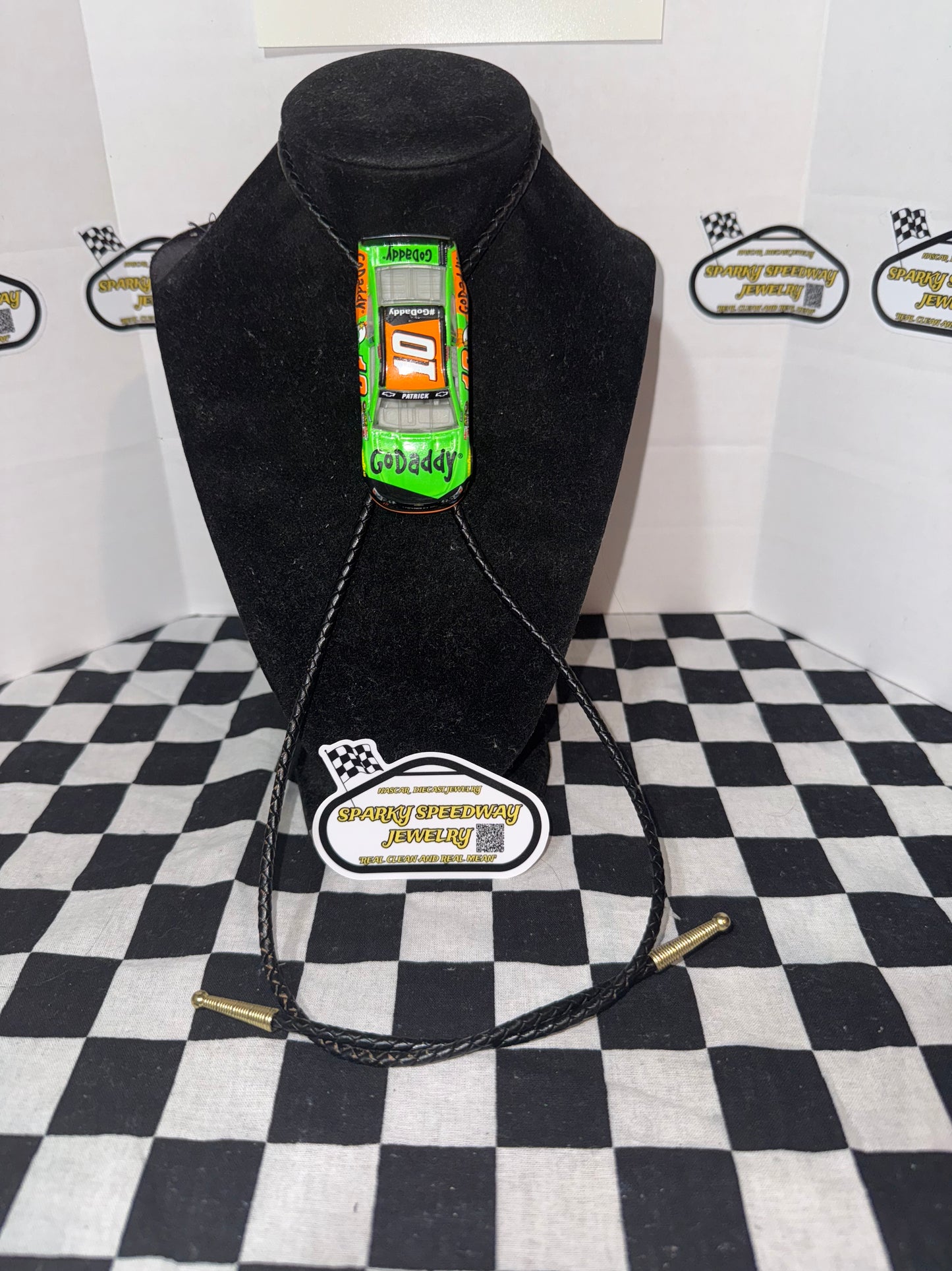 Nascar Bolo Tie - Danica Patrick #10 Go Daddy