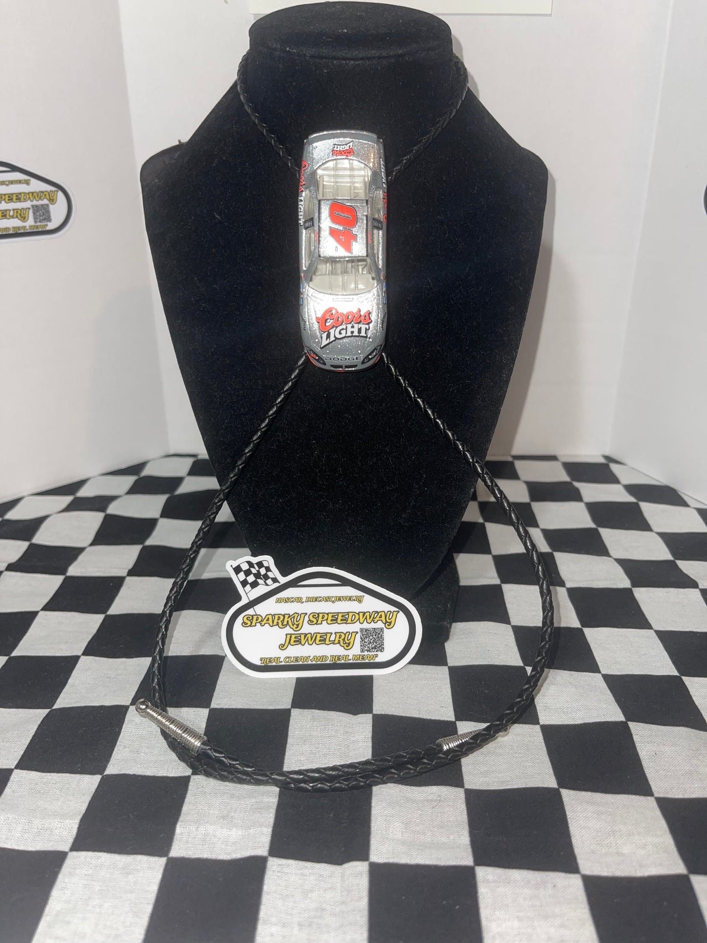 Nascar Bolo Tie - Sterling Marlin #40 Coors Light