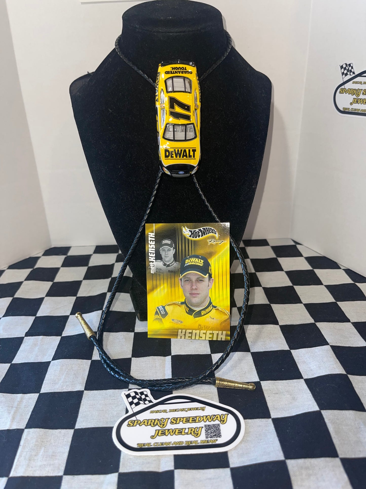 Nascar Bolo Tie - Matt Kenseth #17 Dewalt