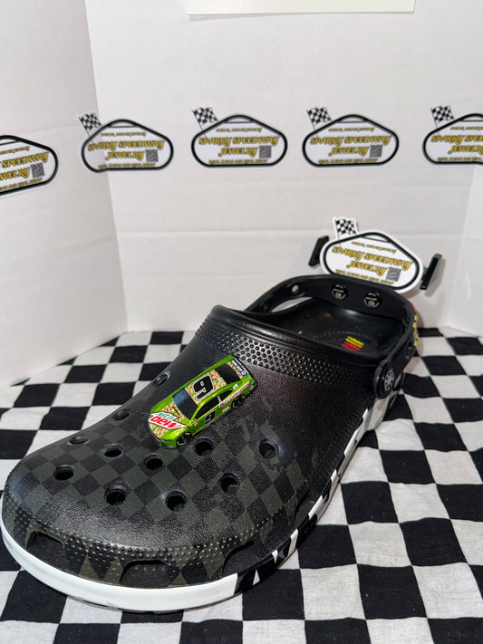 Nascar Croc Charm - Chase Elliott #9 Mountain Dew