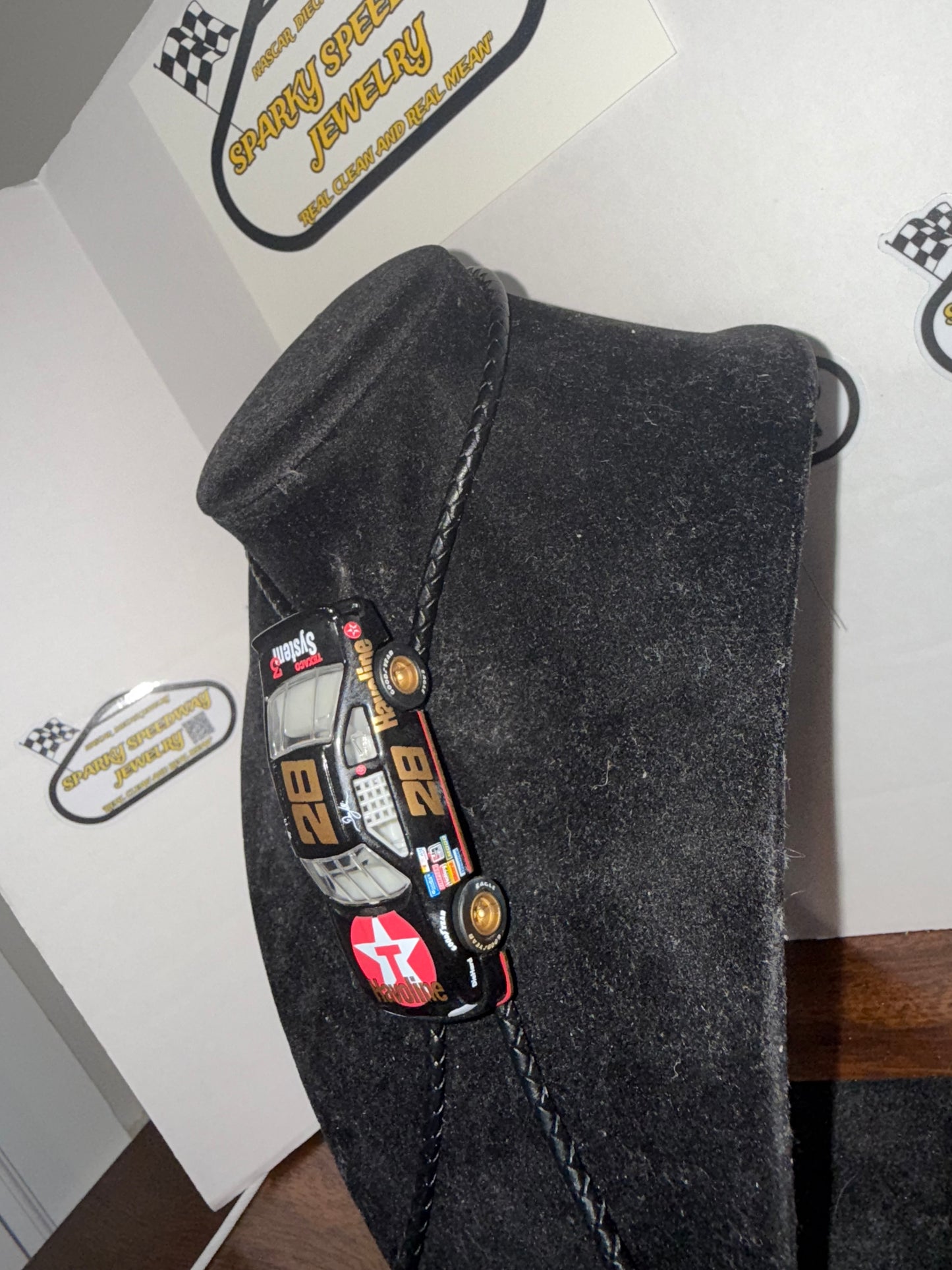 Nascar Bolo Tie - Davey Allison #28 Halvoline