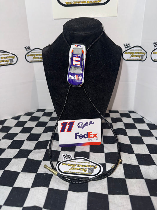 Nascar Bolo Tie - Denny Hamlin #11 Fedex