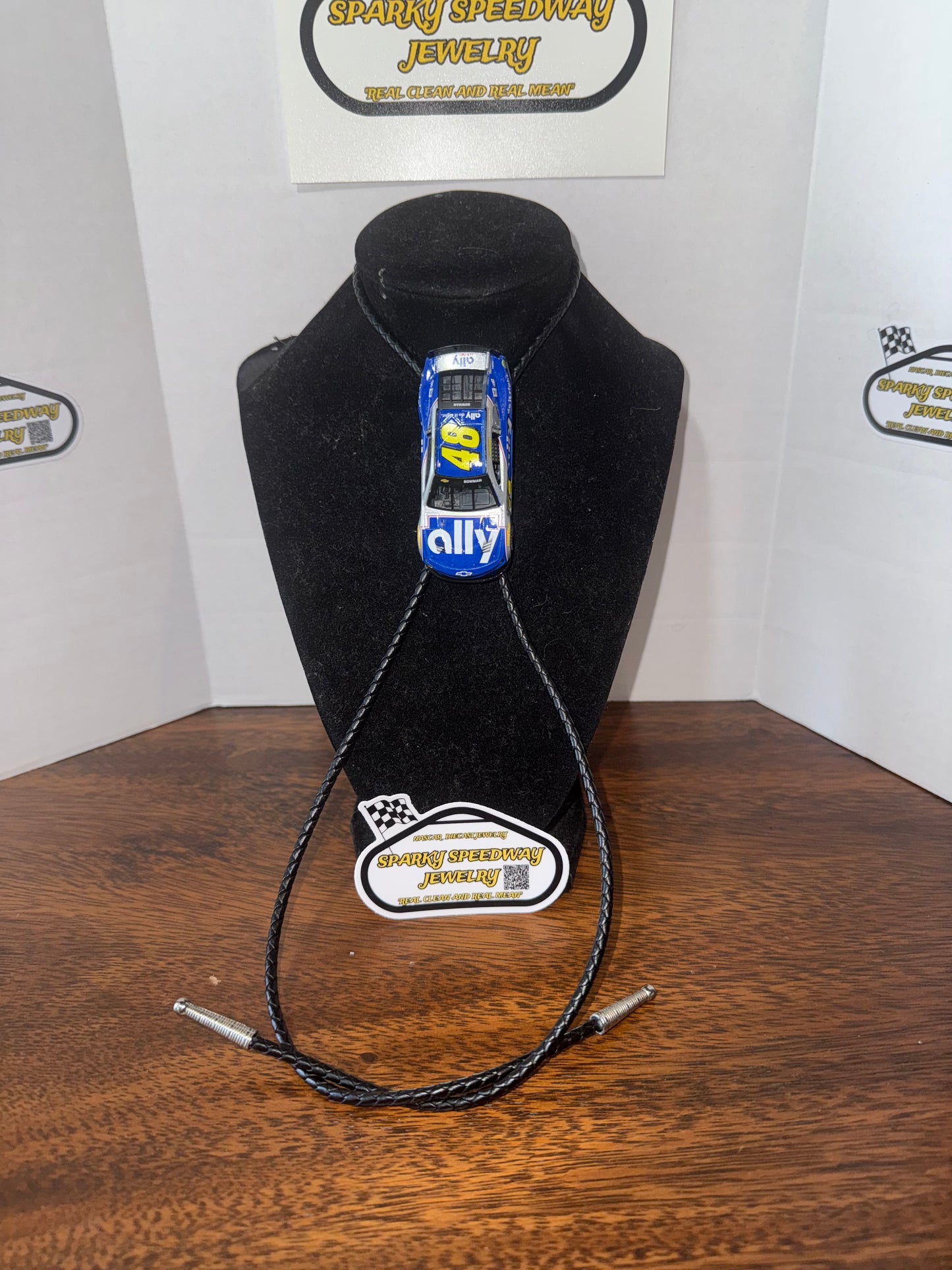 Nascar Bolo Tie - Alex Bowman #48 Ally (2024 Throwback)