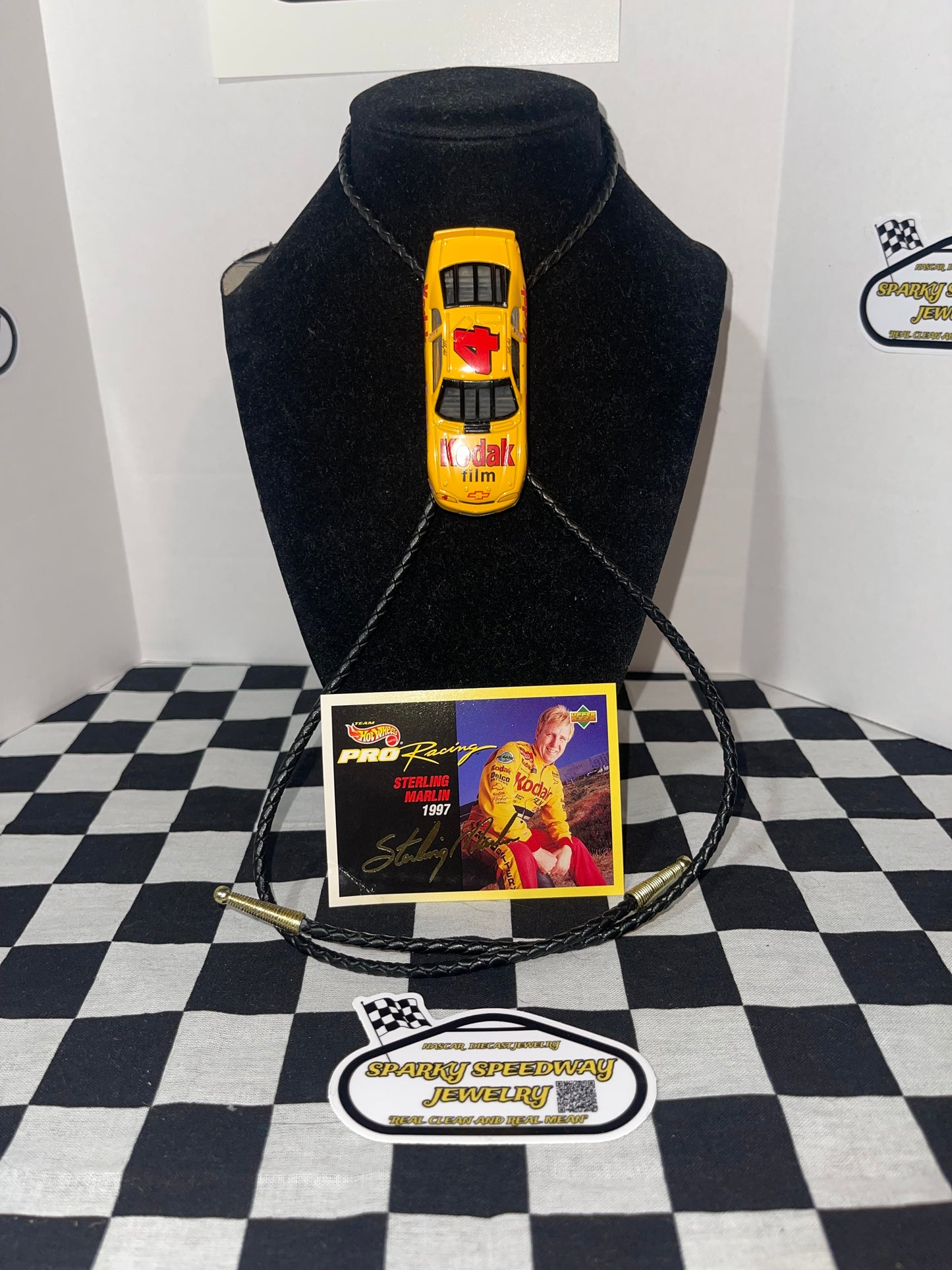 Nascar Bolo Tie - Sterling Marlin #4 Kodak