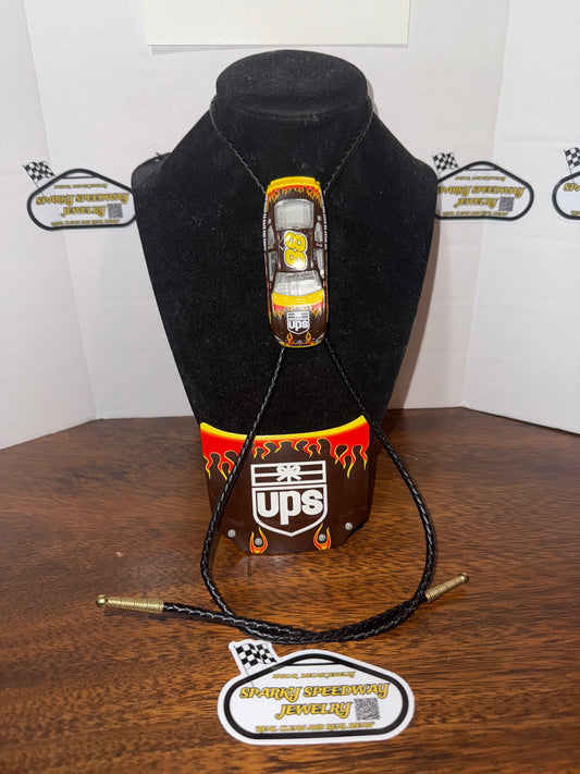 Nascar Bolo Tie - Dale Jarrett #88 UPS (Flames)