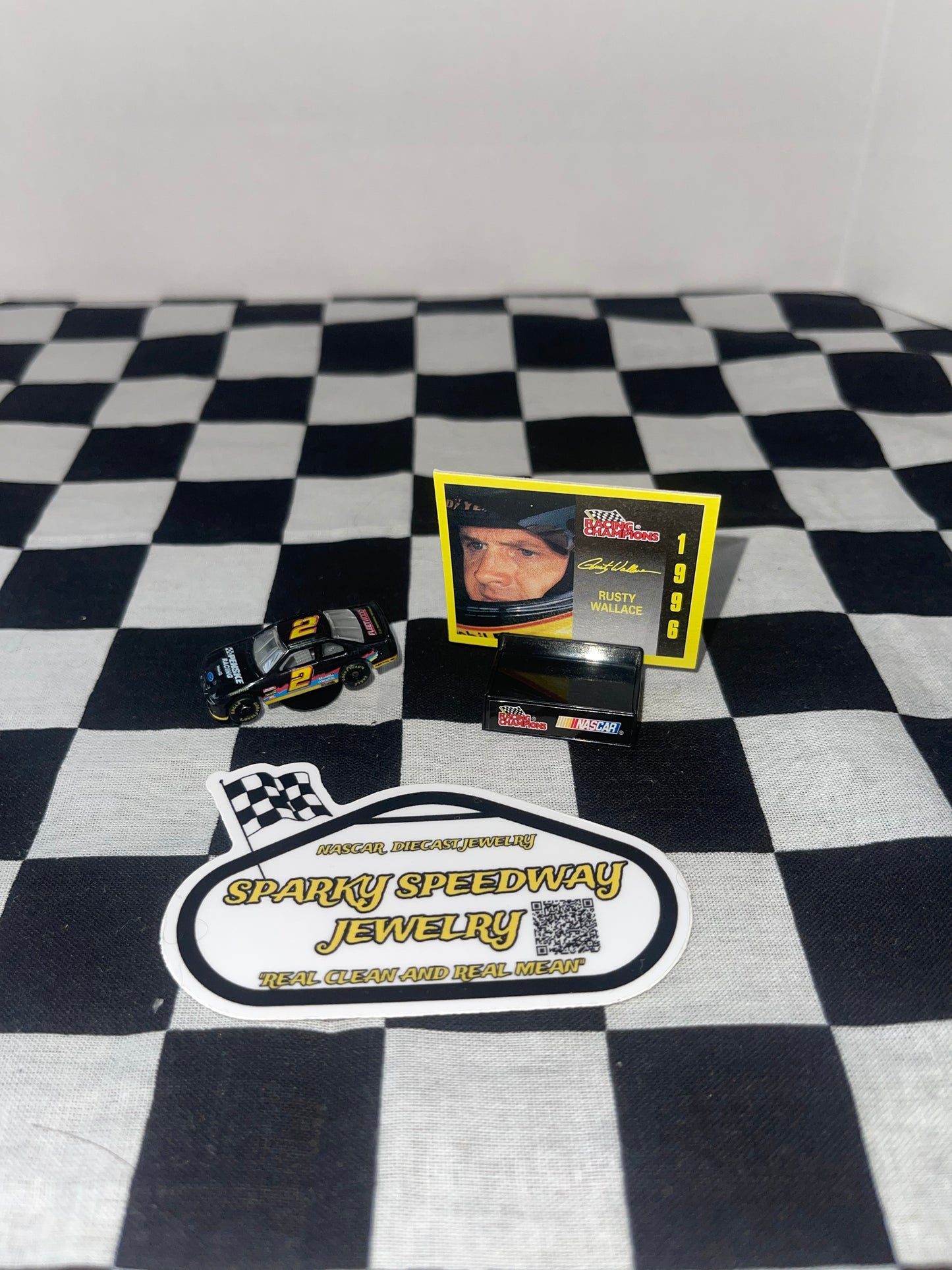 Nascar Croc Charm - Rusty Wallace #2 (1:144)