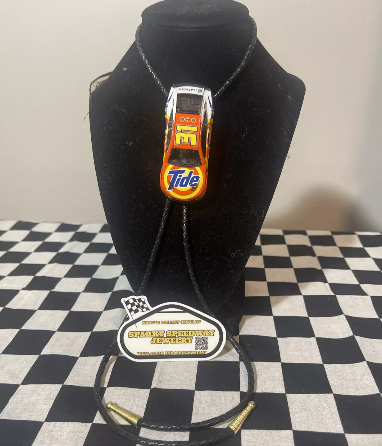 Nascar Bolo Tie - Justin Haley #31 Tide