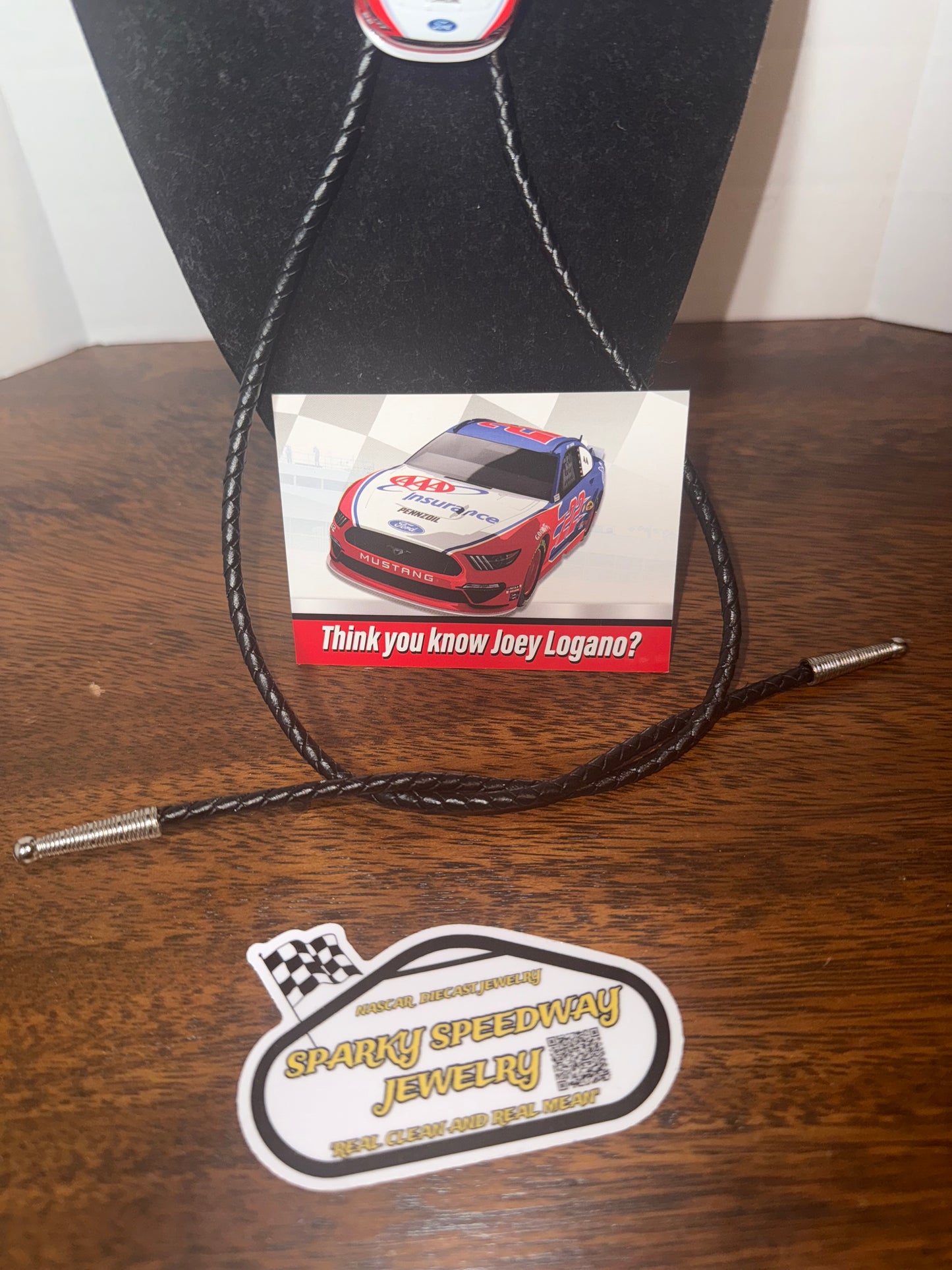 Nascar Bolo Tie - Joey Logano #22 AAA Insurance