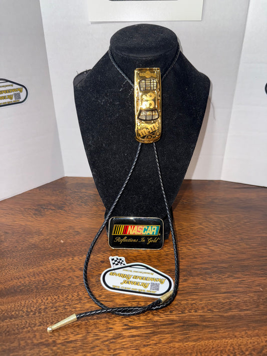 Nascar Bolo Tie - Ernie Irvan #36 M&M’s (24K Gold)