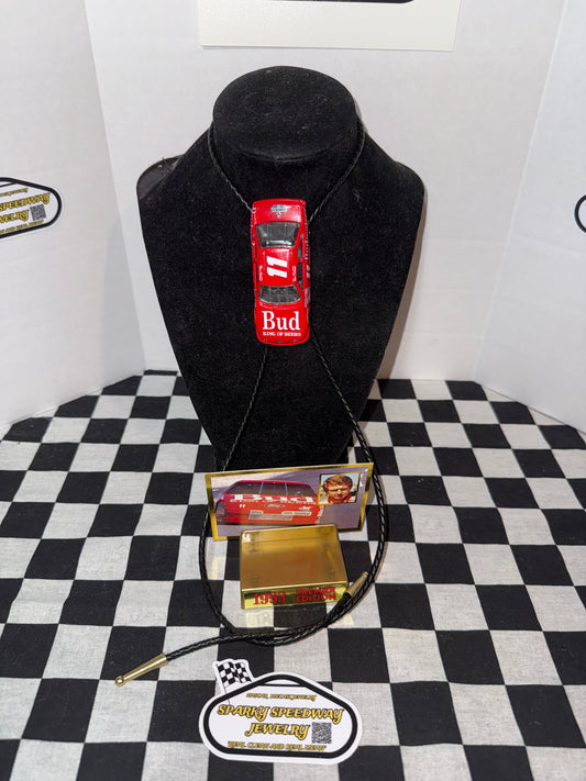 Nascar Bolo Tie - Bill Elliot #11 Budweiser