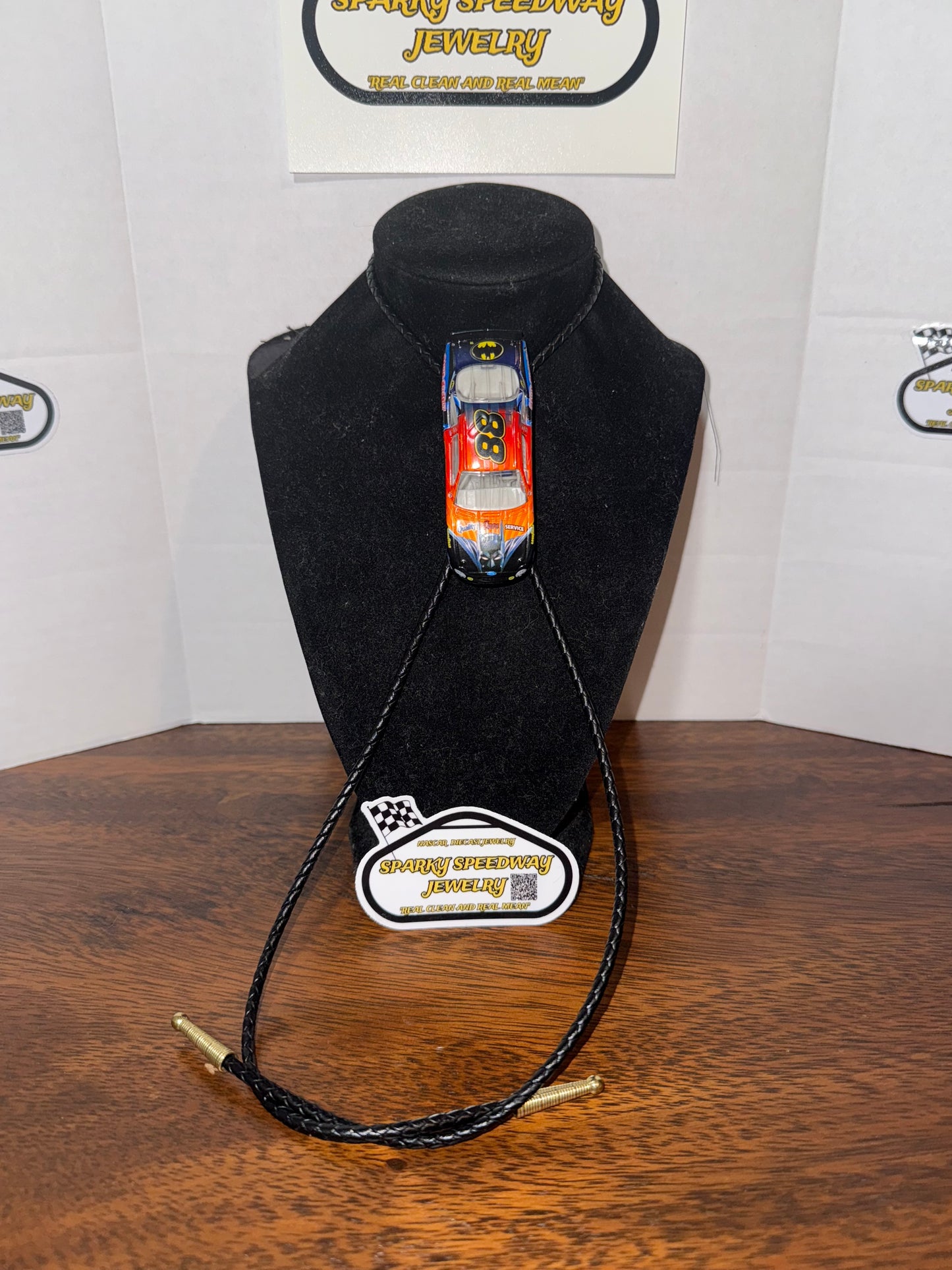 Nascar Bolo Tie - Dale Jarrett #88 Batman/Ford Quality Car