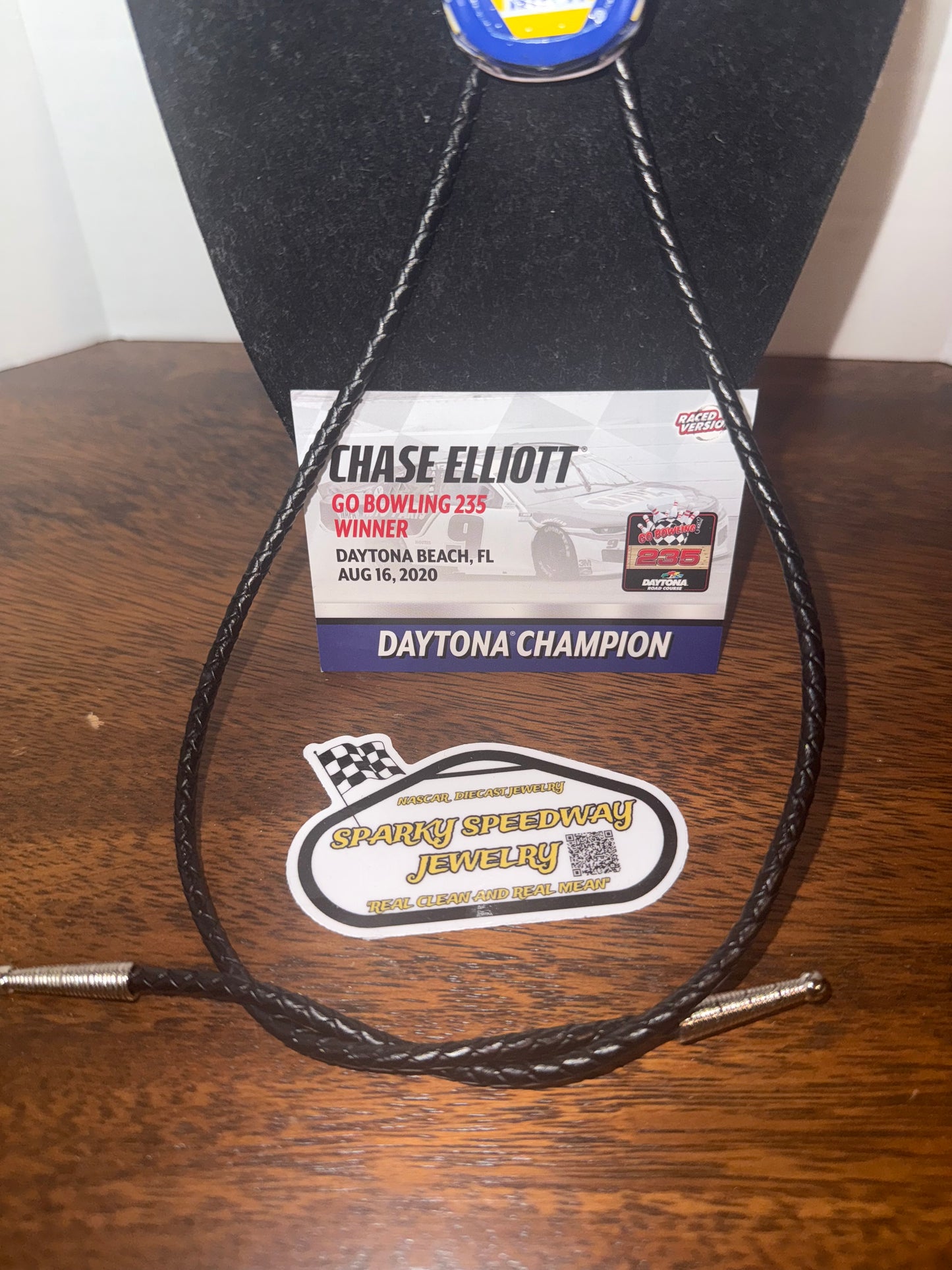Nascar Bolo Tie - Chase Elliott #9 NAPA (2020 Daytona RC Win)