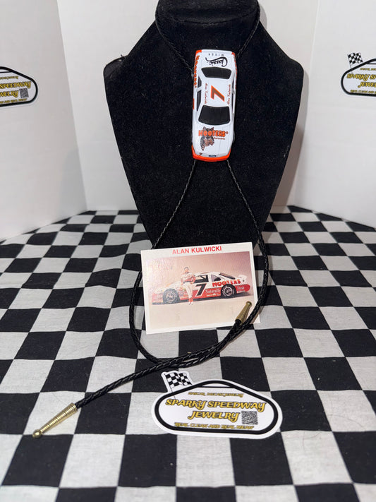 Nascar Bolo Tie - Alan Kulwicki #7 Hooters